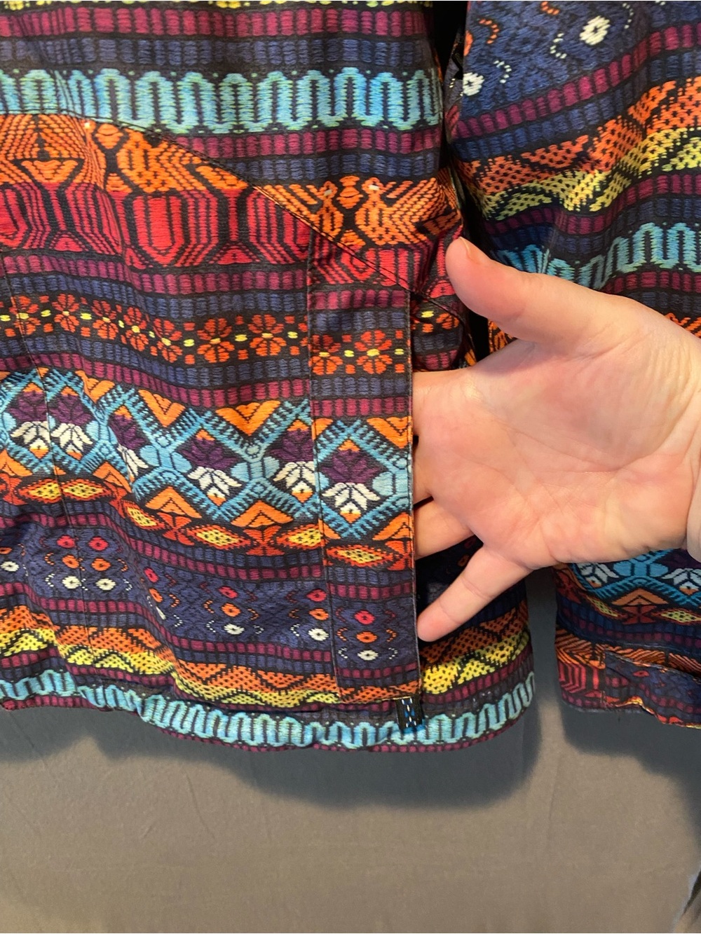Burton Multi-Color Geometric Ski Jacket - Picture 7 of 7